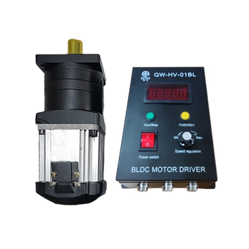 650W Brushless Reduction Motor with Driver 80mm Square Planetary Gearbox Reducer 16mm Output Z520642