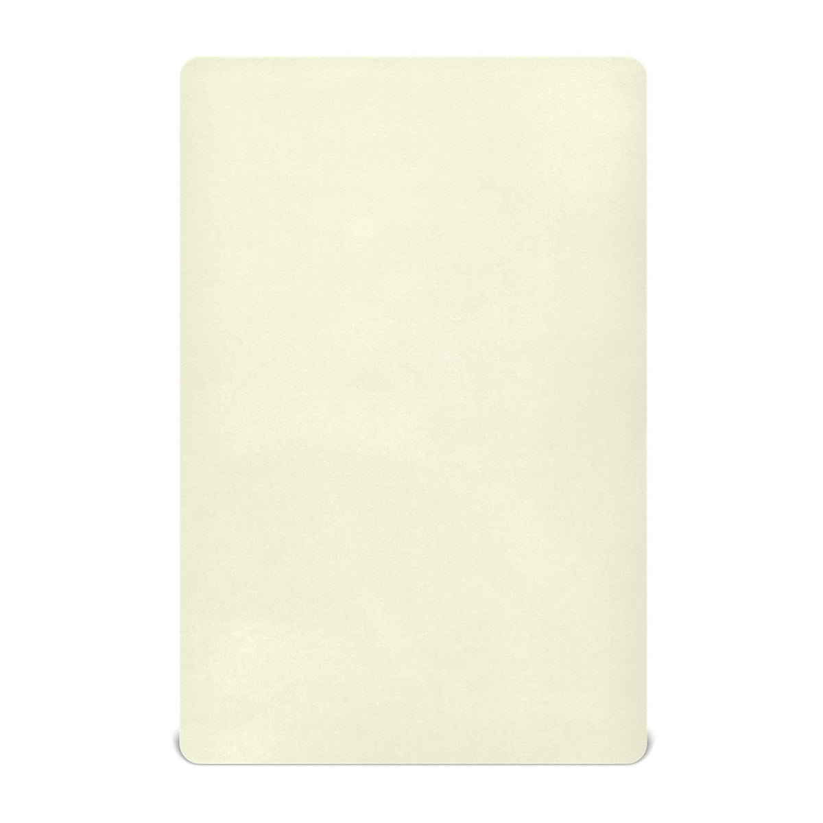 Light Yellow Fitted Crib Sheet Microfiber T769