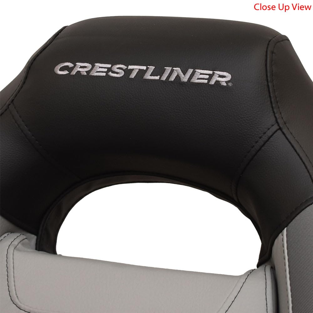 Black Gray Boat Helm Seat E214