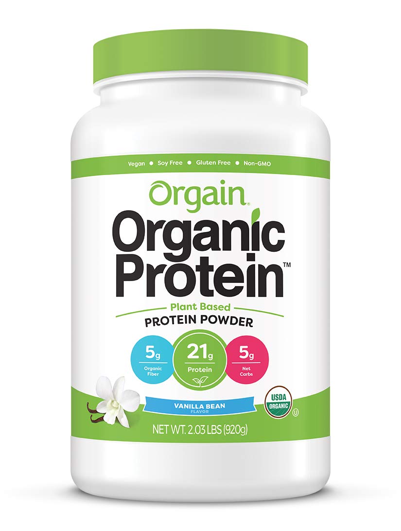 Organic Plant Based Vanilla Bean Protein Powder B8645