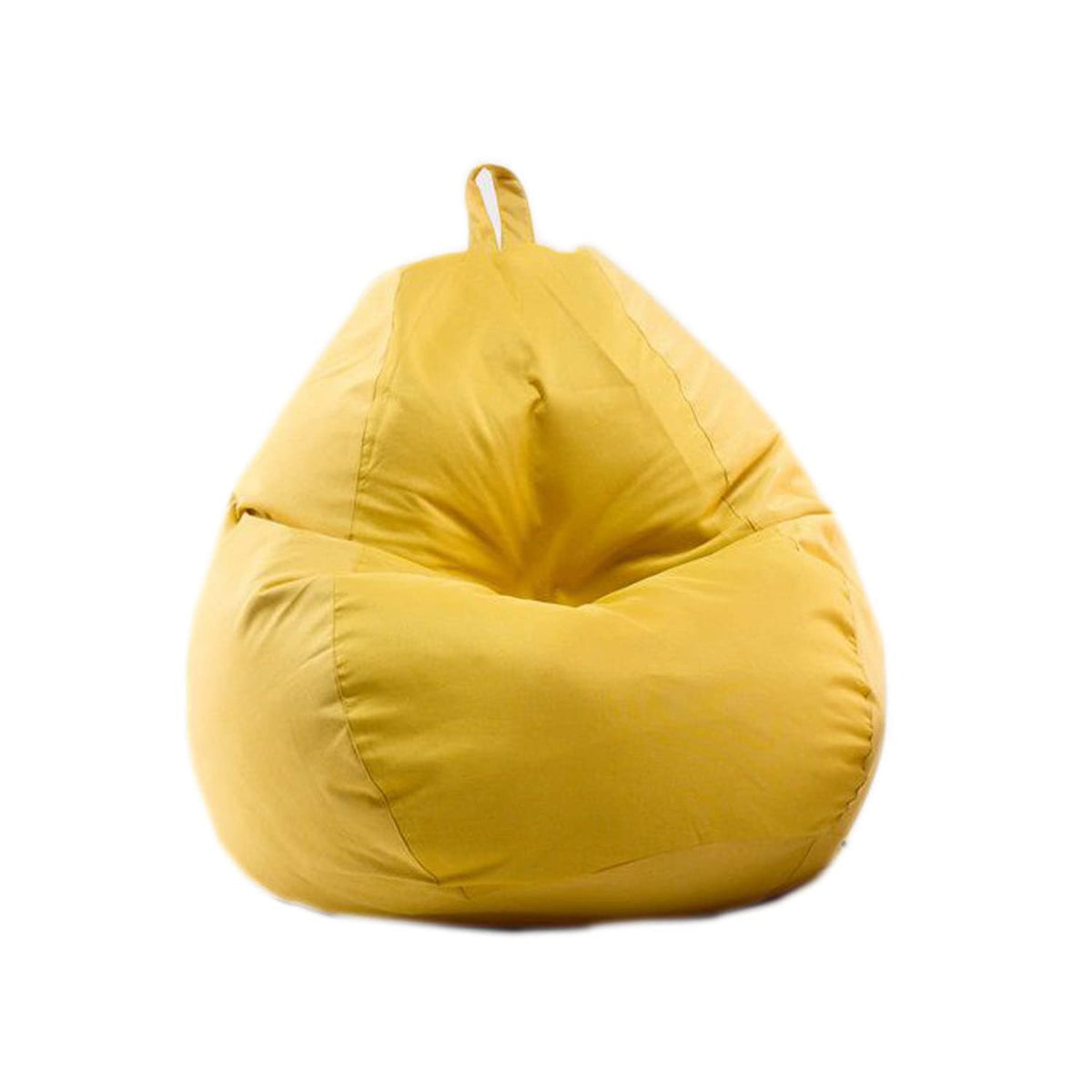 Washable Soft Bean Bag Chair Cover Only 110 * 120cm Yellow R66766