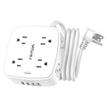 6Ft Surge Protector Power Strip with 8 Outlets & 4 USB Ports J30309