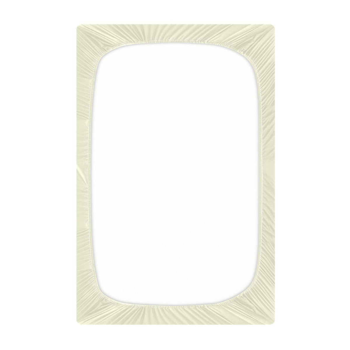 Light Yellow Fitted Crib Sheet Microfiber T769