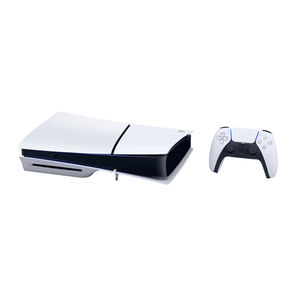 White Slim Disc Edition Gaming Console Bundle with Wireless Controller T85506