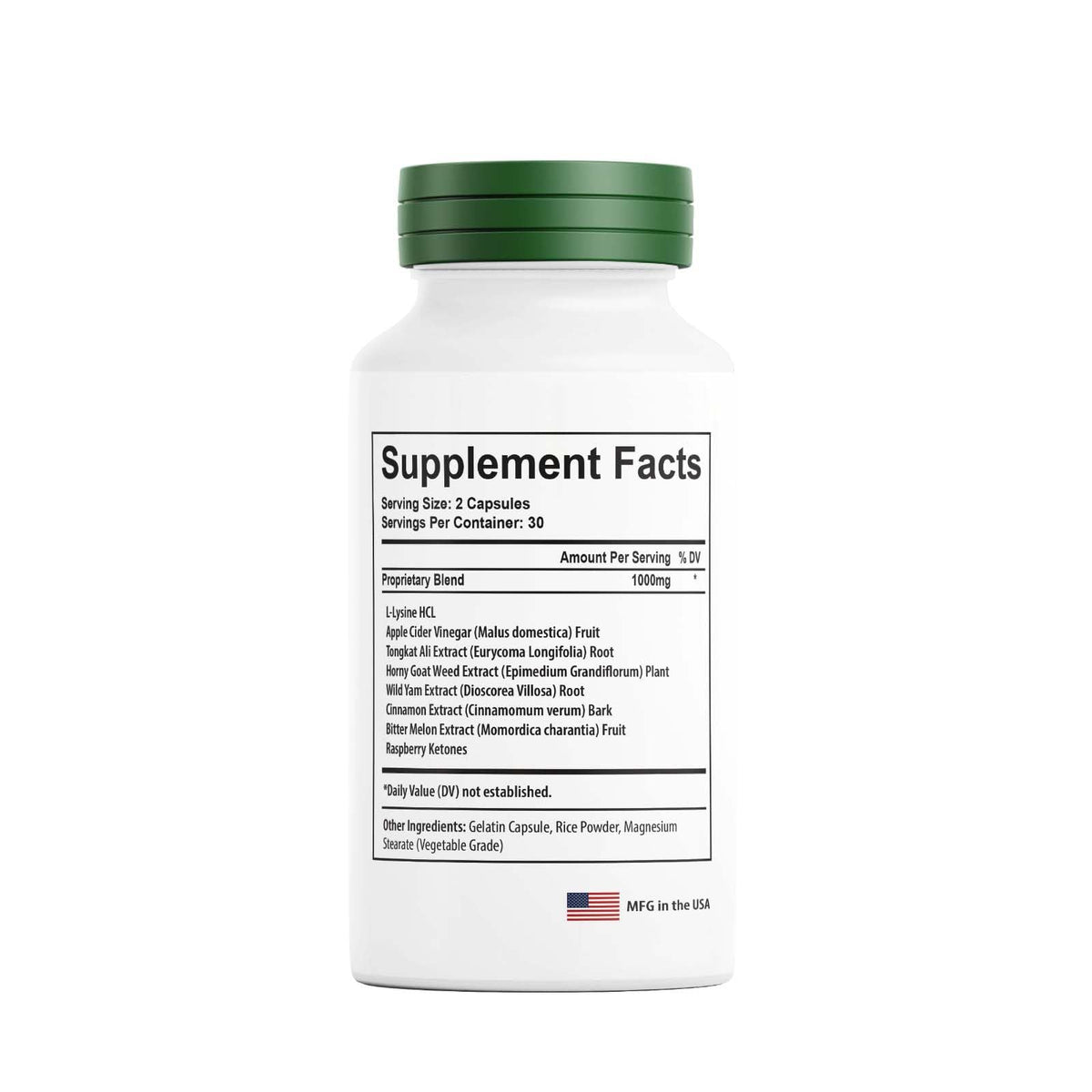 60 Capsules Supplement Pills A886954