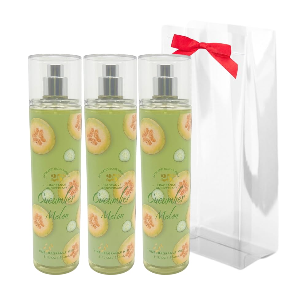 Cucumber Melon Fine Fragrance Mist 8 fl oz Pack of 3 F854894