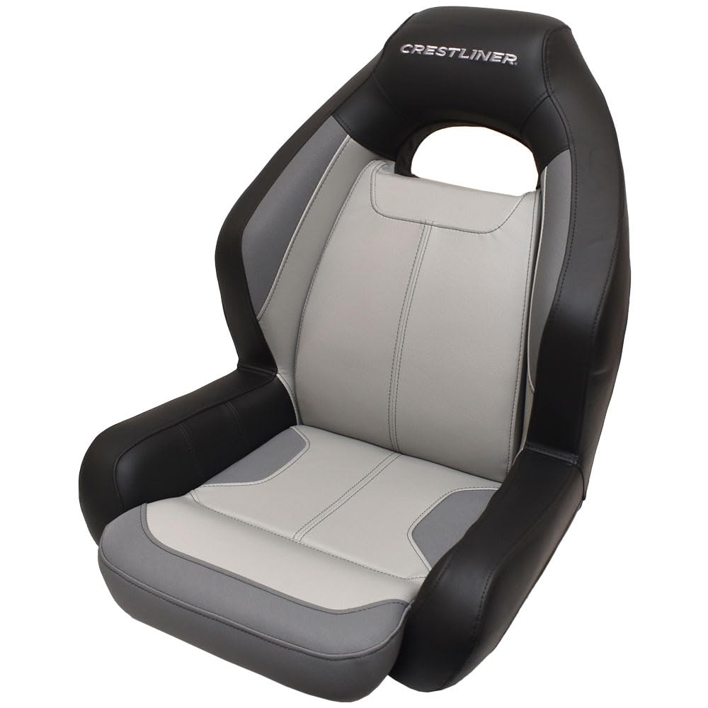 Black Gray Boat Helm Seat E214