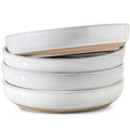 White Ceramic Pasta Bowls Set of 4, 26 oz F455