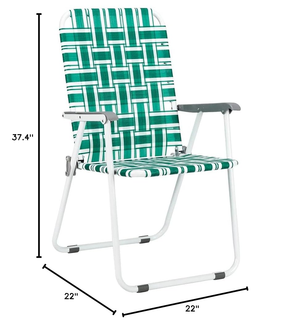 Folding Webbed Lawn Chairs B537