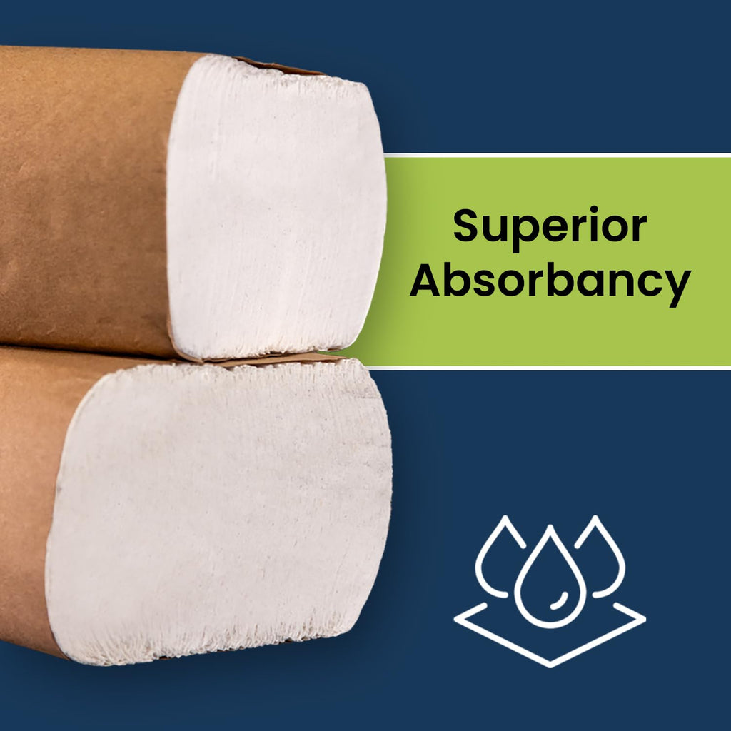 Multifold Paper Towels, White, 4,000 Sheets/Case Y605295
