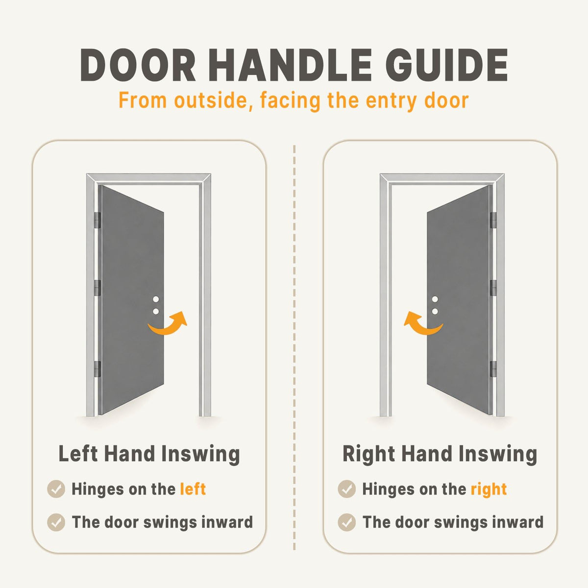 Fiberglass Entry Door 4-Lite Glass Left-Hand Inswing O657