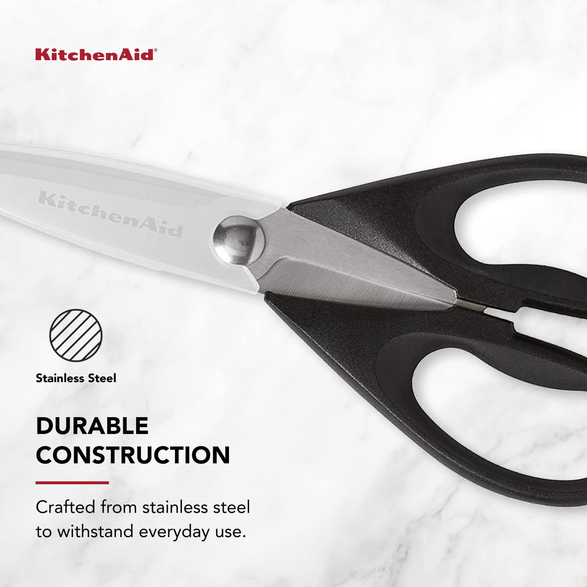 Black Stainless Steel Kitchen Shears U339
