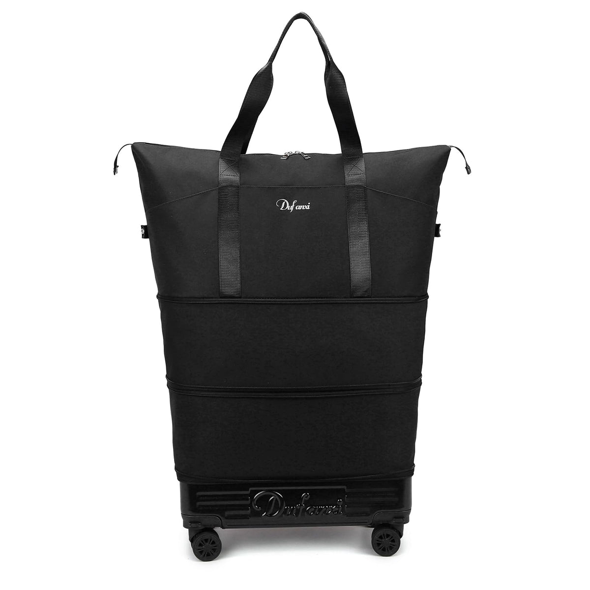 Expandable Rolling Travel Bag with Removable Wheels & Handle C419058