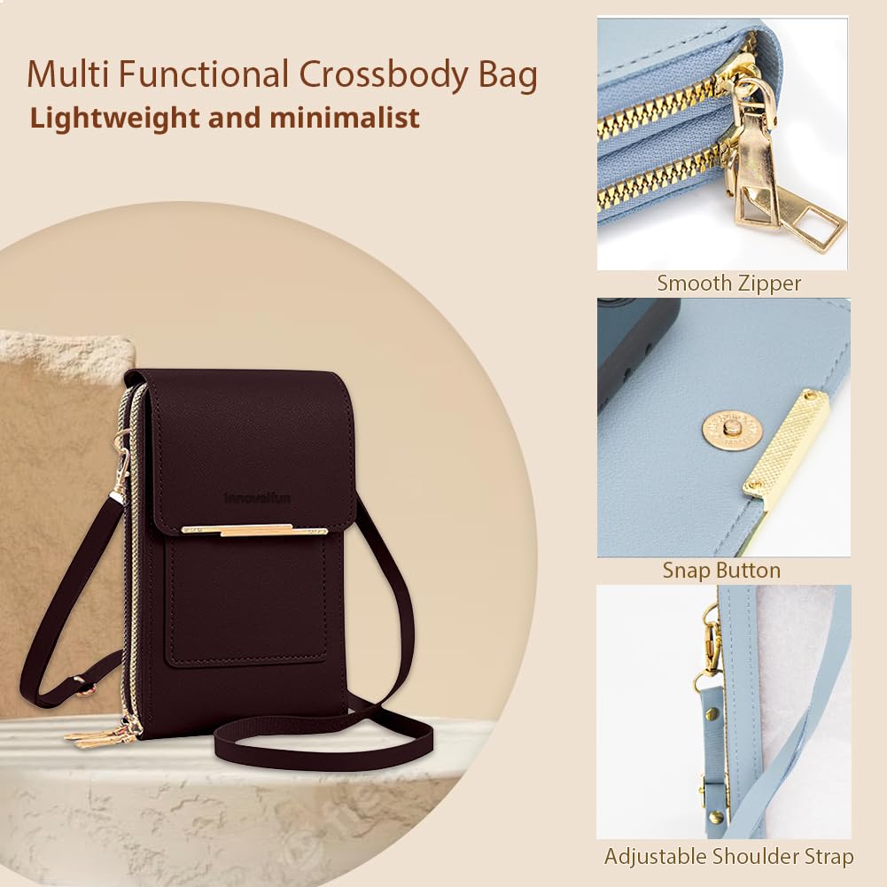 Anti-Theft Leather Crossbody Bag H60460