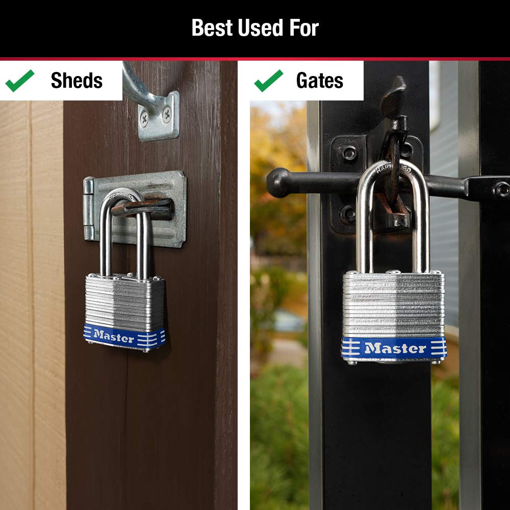 Outdoor Keyed-Alike Padlock 4 Pack J50050