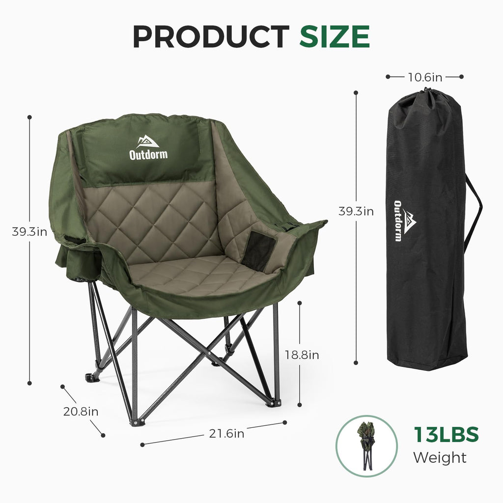 Oversized Camping Chairs 2 Pack M31504