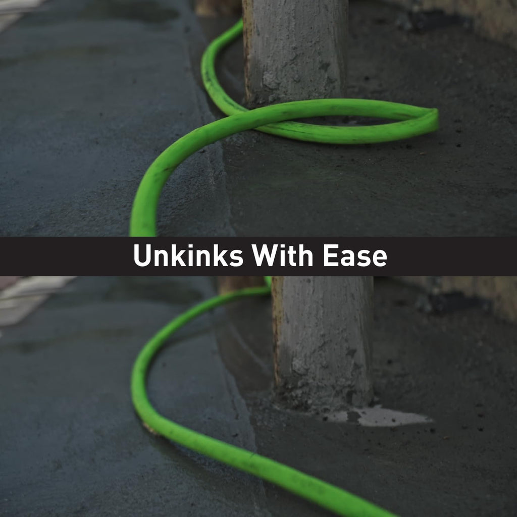 Lightweight Durable Kink-Resistant Garden Hose 3/4" x 100' Green T2964