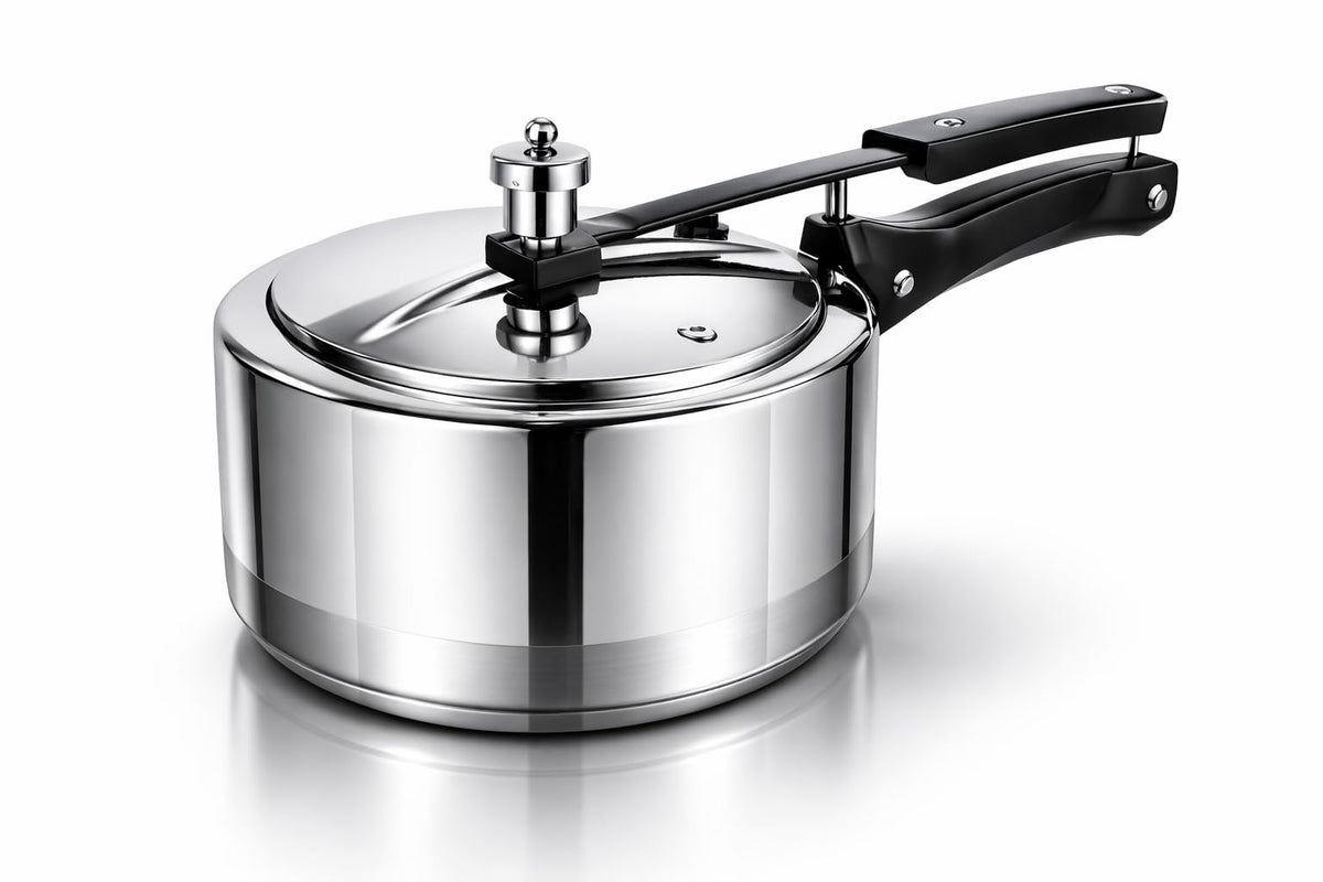 3 Litre Triply Stainless Steel Pressure Cooker I1344