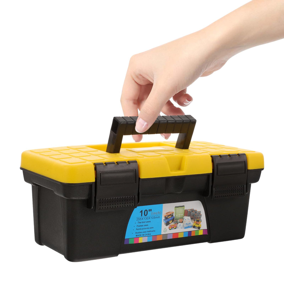 10 Inch Hard Plastic Tool Box Organizer H294