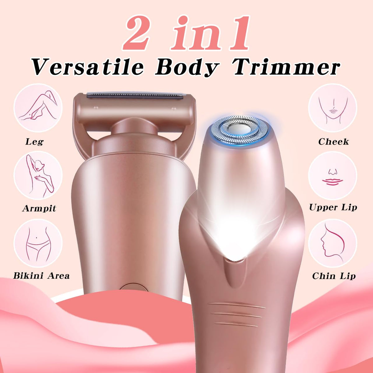 Electric Shaver for Women IPX7 Waterproof W660583