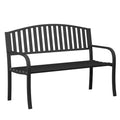 50" Weatherproof Metal Outdoor Bench C934