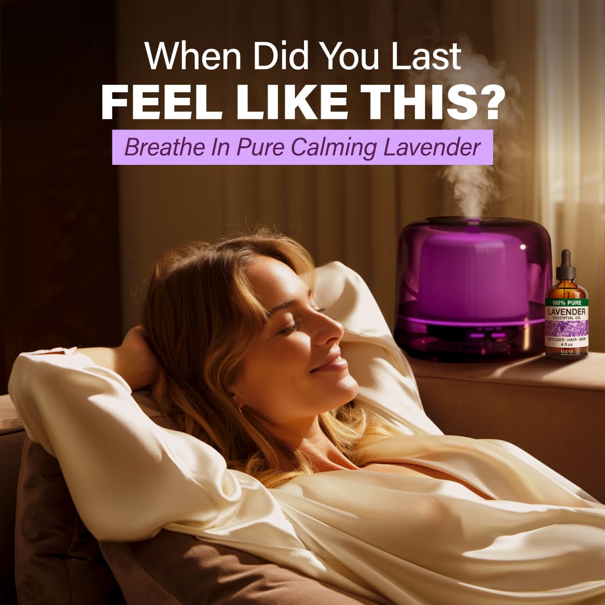 Thyme & Lavender Essential Oil Set 2x4 fl oz K227222