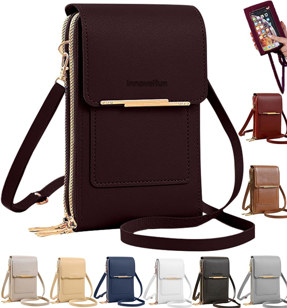 Anti-Theft Leather Crossbody Bag H60460