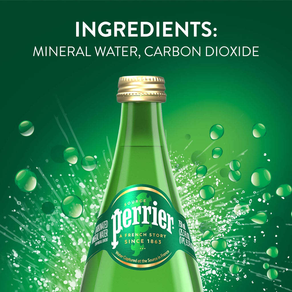 Carbonated Mineral Water 25.3 Fl Oz Glass Bottle Pack of 6 A806935
