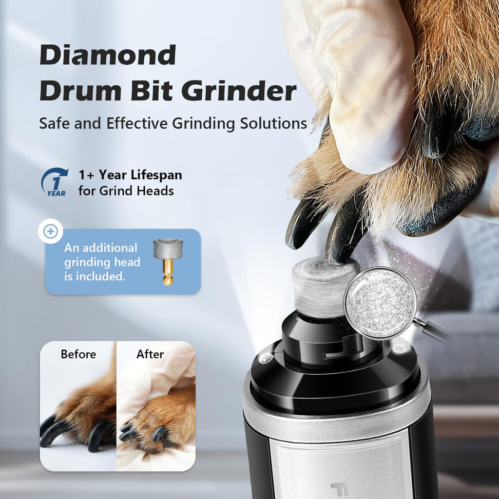 Electric Dog Nail Grinder with LED Light O3854
