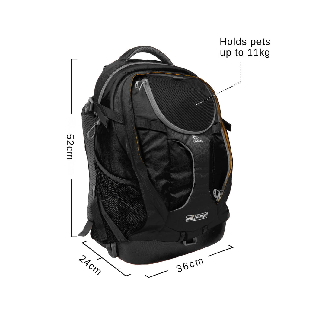 Black Pet Carrier Backpack W1983