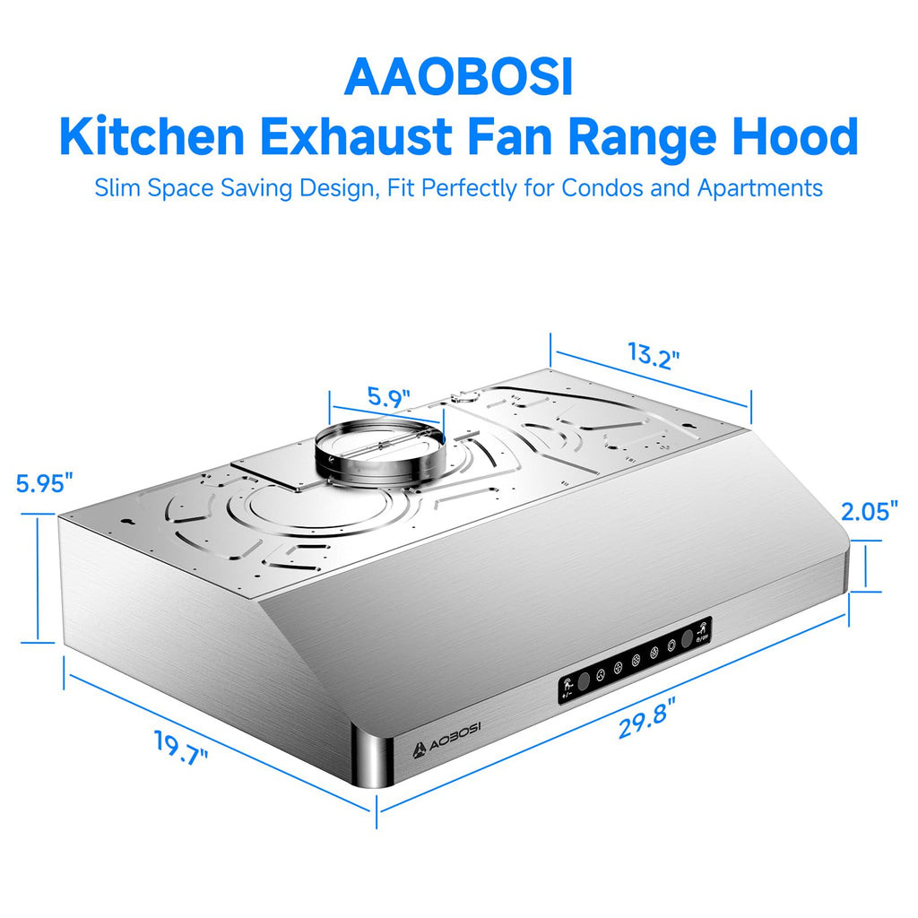 30 Inch Stainless Steel Under Cabinet Range Hood K47035