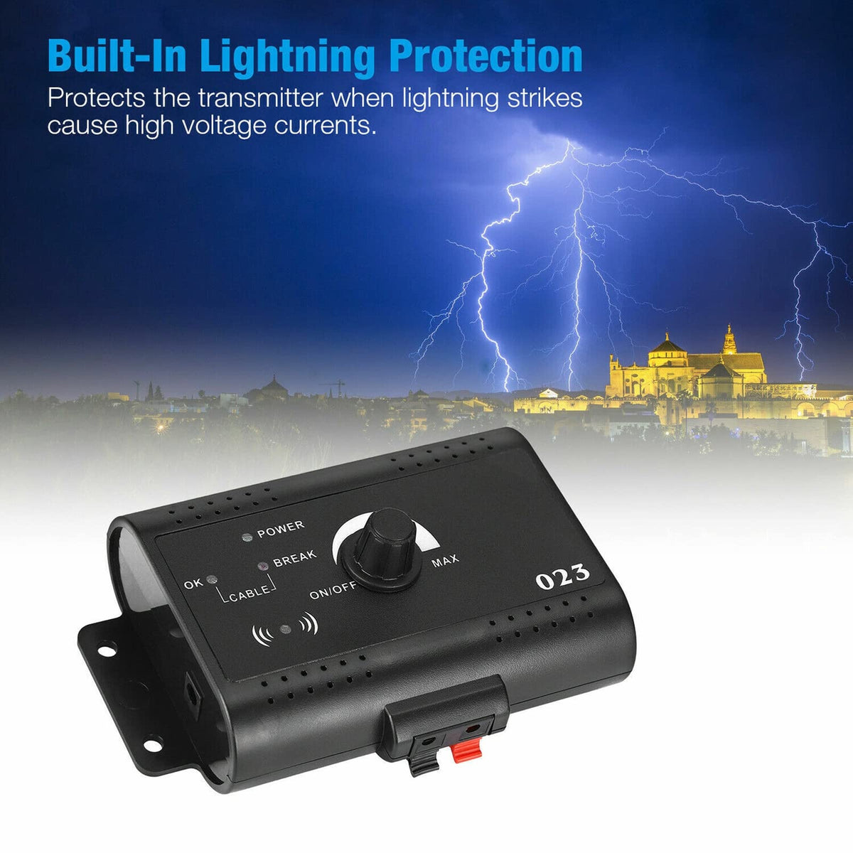 Wireless Electric Dog Fence System, In-ground/Aboveground Pet Containment System Z6116