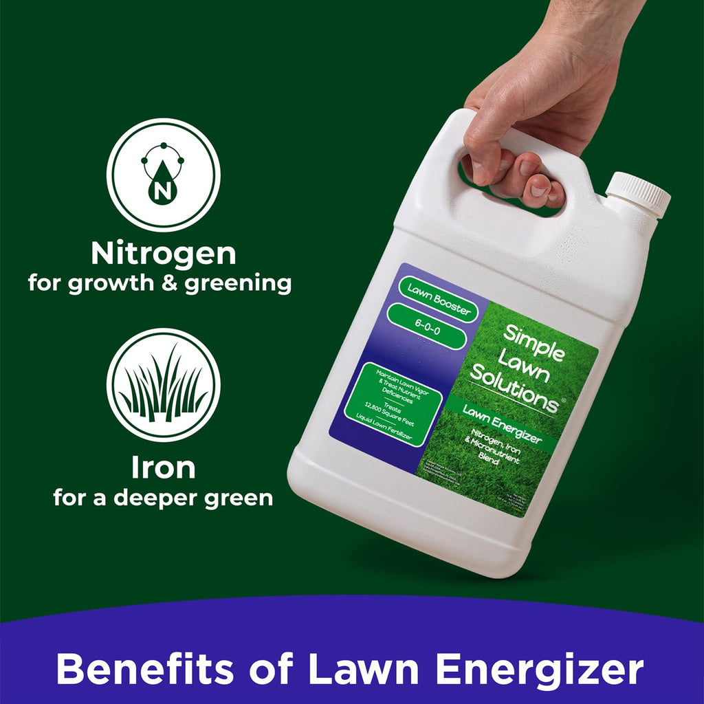 Commercial Grade Liquid Grass Fertilizer with Nitrogen, Iron, Micronutrients 1 Gallon V276