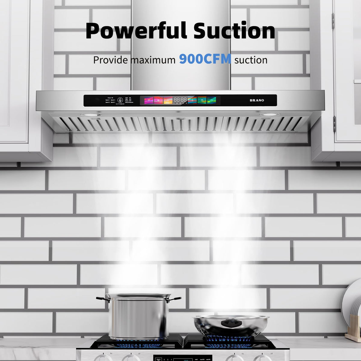 Wall Mount Range Hood 30 Inch 900 CFM L42552