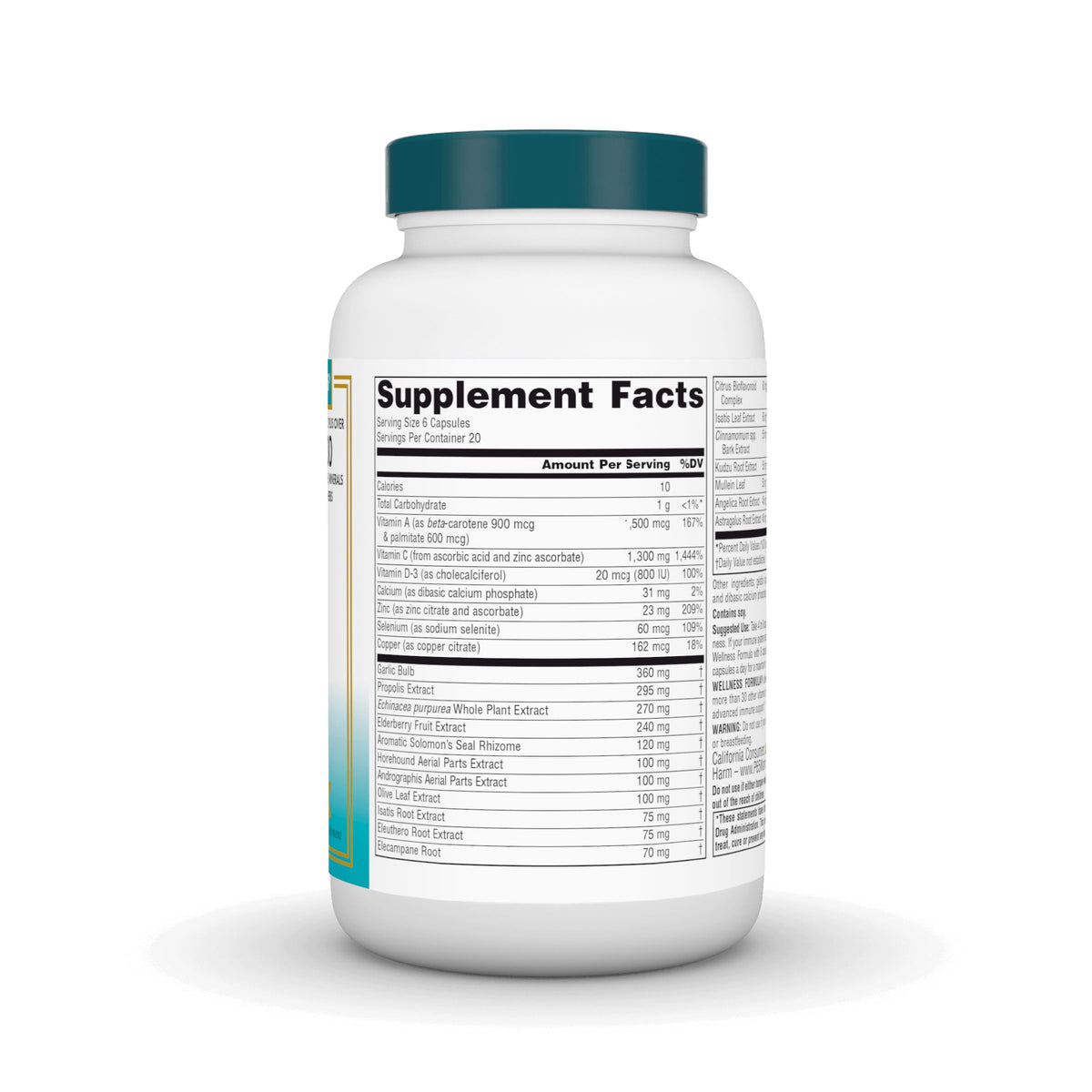 120 Capsules Immune Support H320