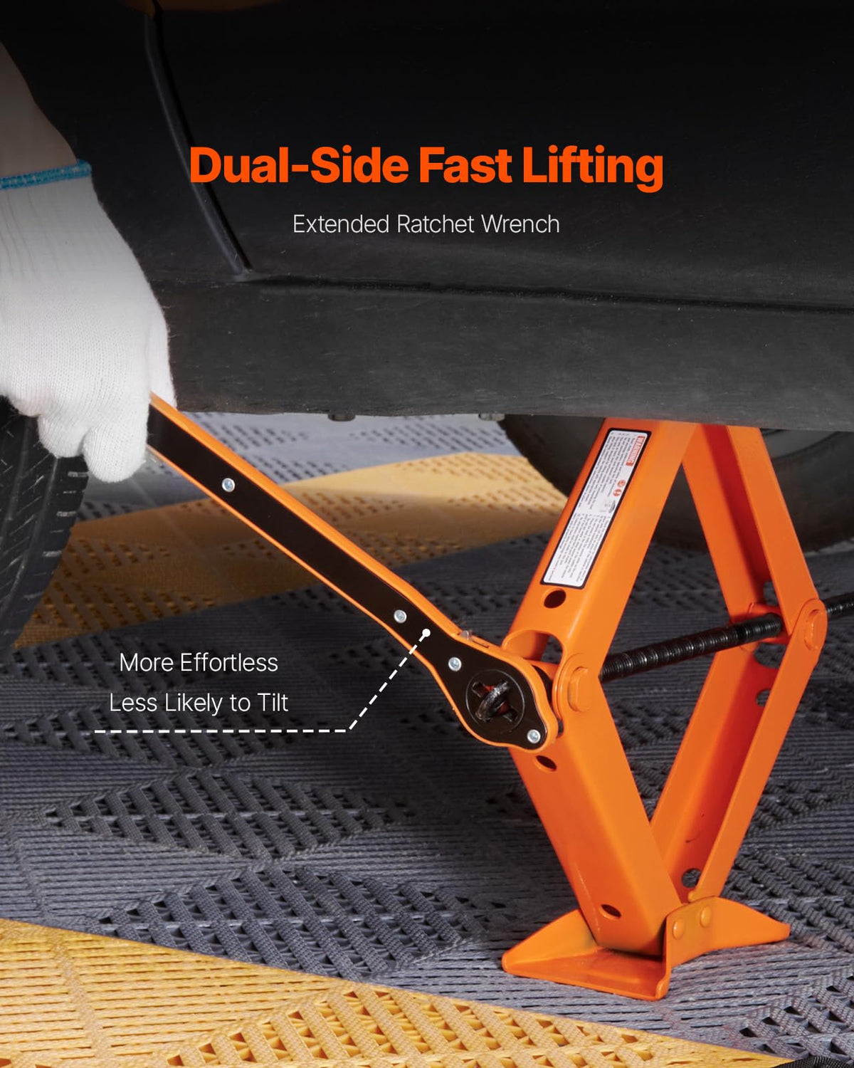 2.5 Ton Scissor Car Jack with Lifting Range N973631