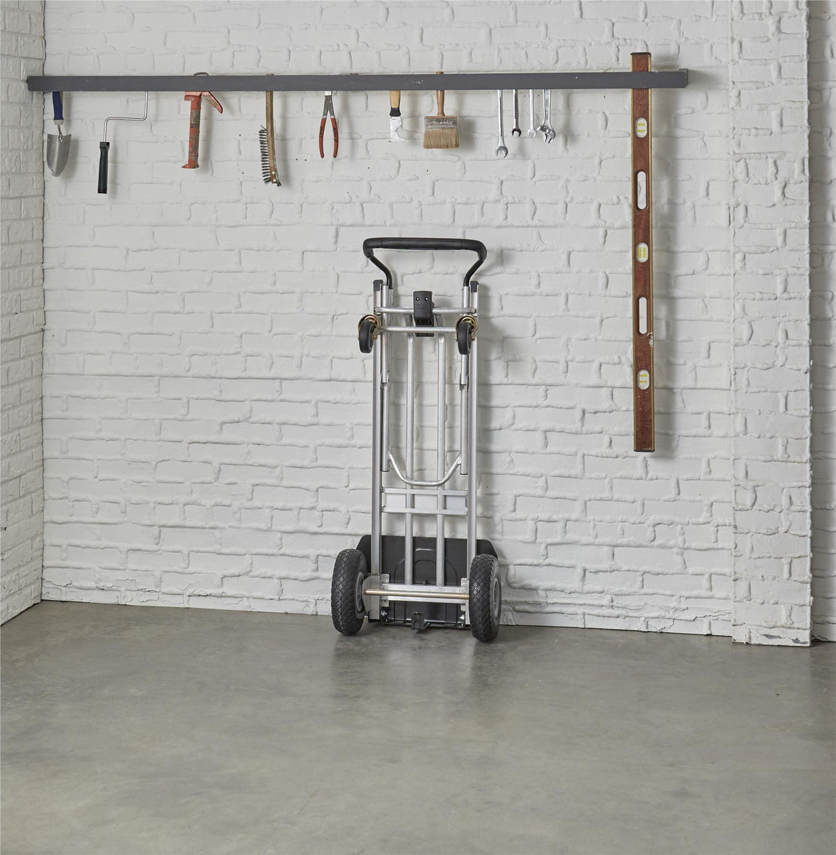3-in-1 Folding Hand Truck Cart with Flat-Free Wheels Y824