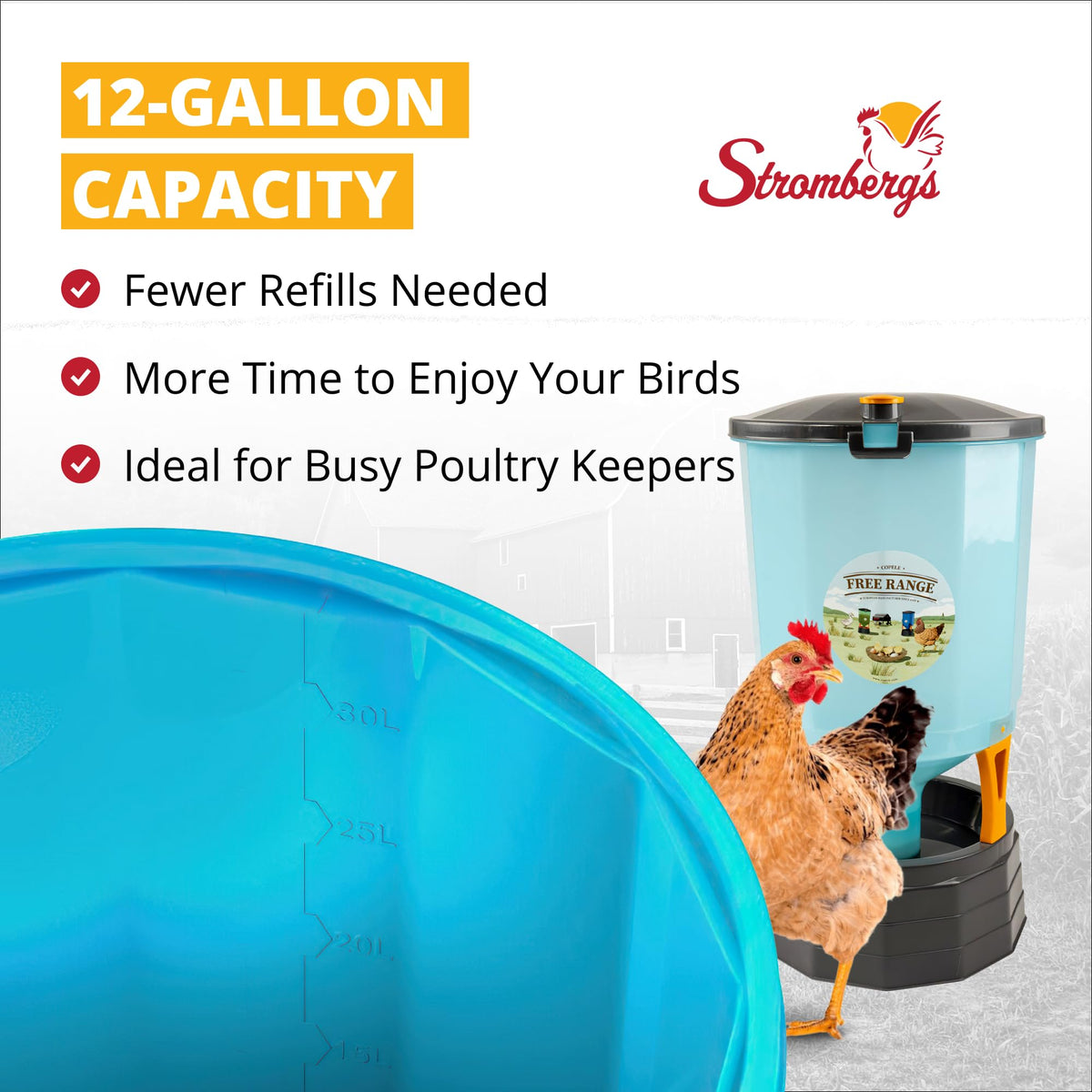 12 Gallon Poultry Waterer Z7191