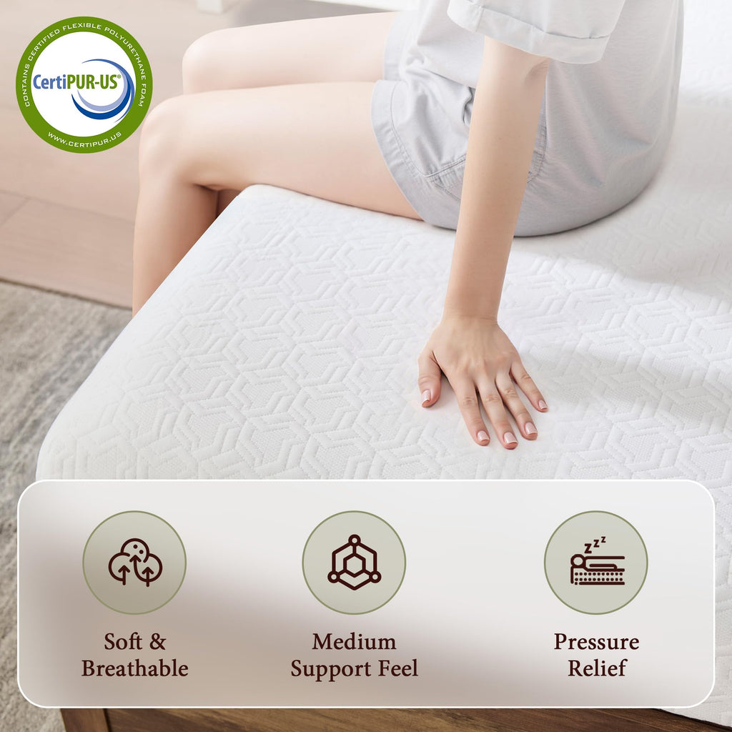 Queen Tri-Fold Memory Foam Mattress I26492