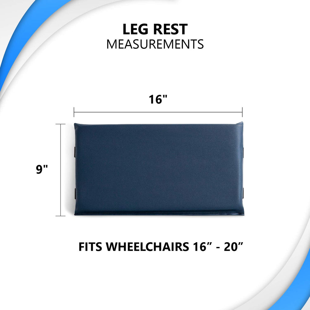 Cushioned Non-Slip Vinyl Wheelchair Leg Rest Pad Q915790
