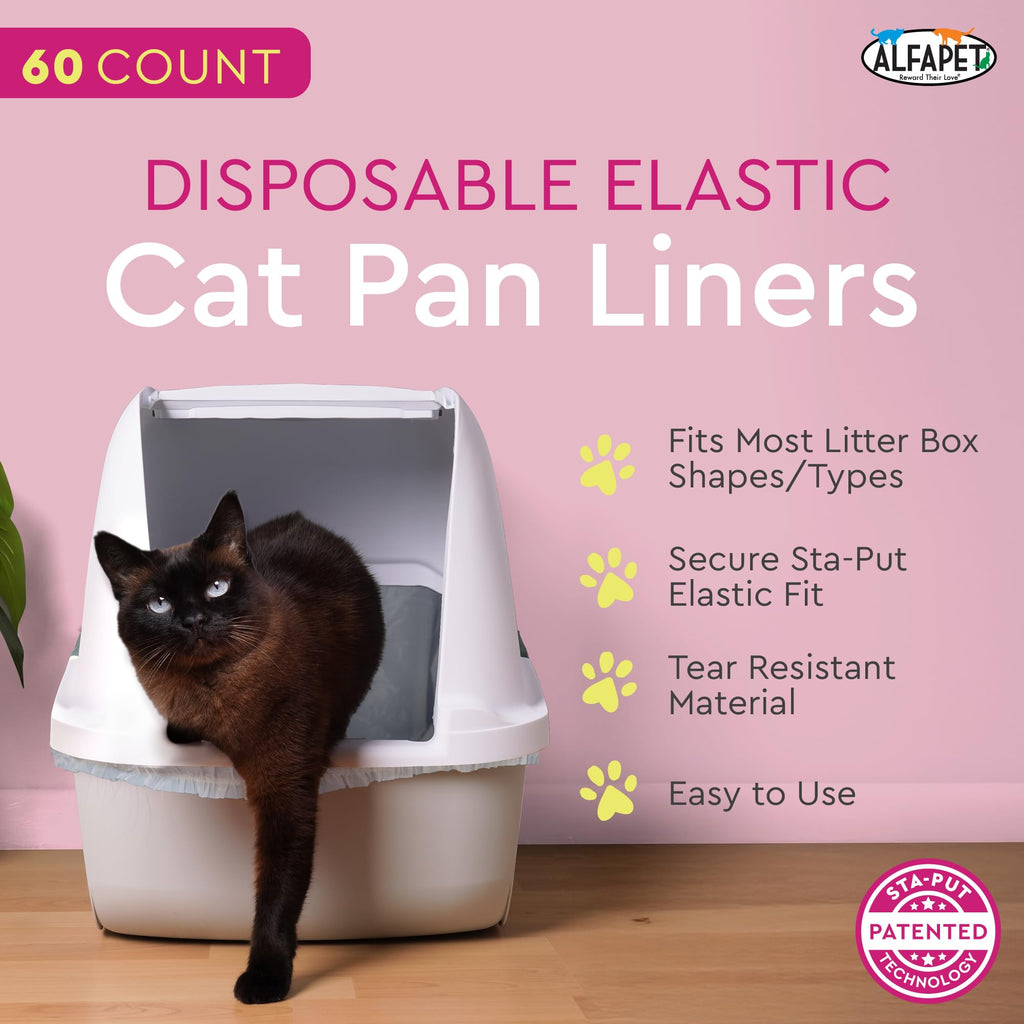 Heavy Duty Extra Giant 60 Count Cat Litter Box Liners N48802
