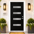 Fiberglass Entry Door 4-Lite Glass Left-Hand Inswing O657