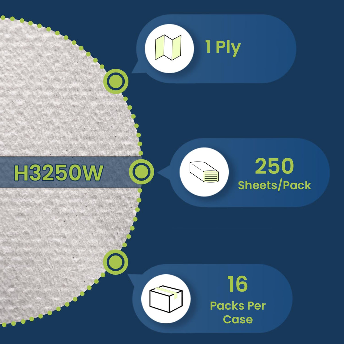 Multifold Paper Towels, White, 4,000 Sheets/Case Y605295