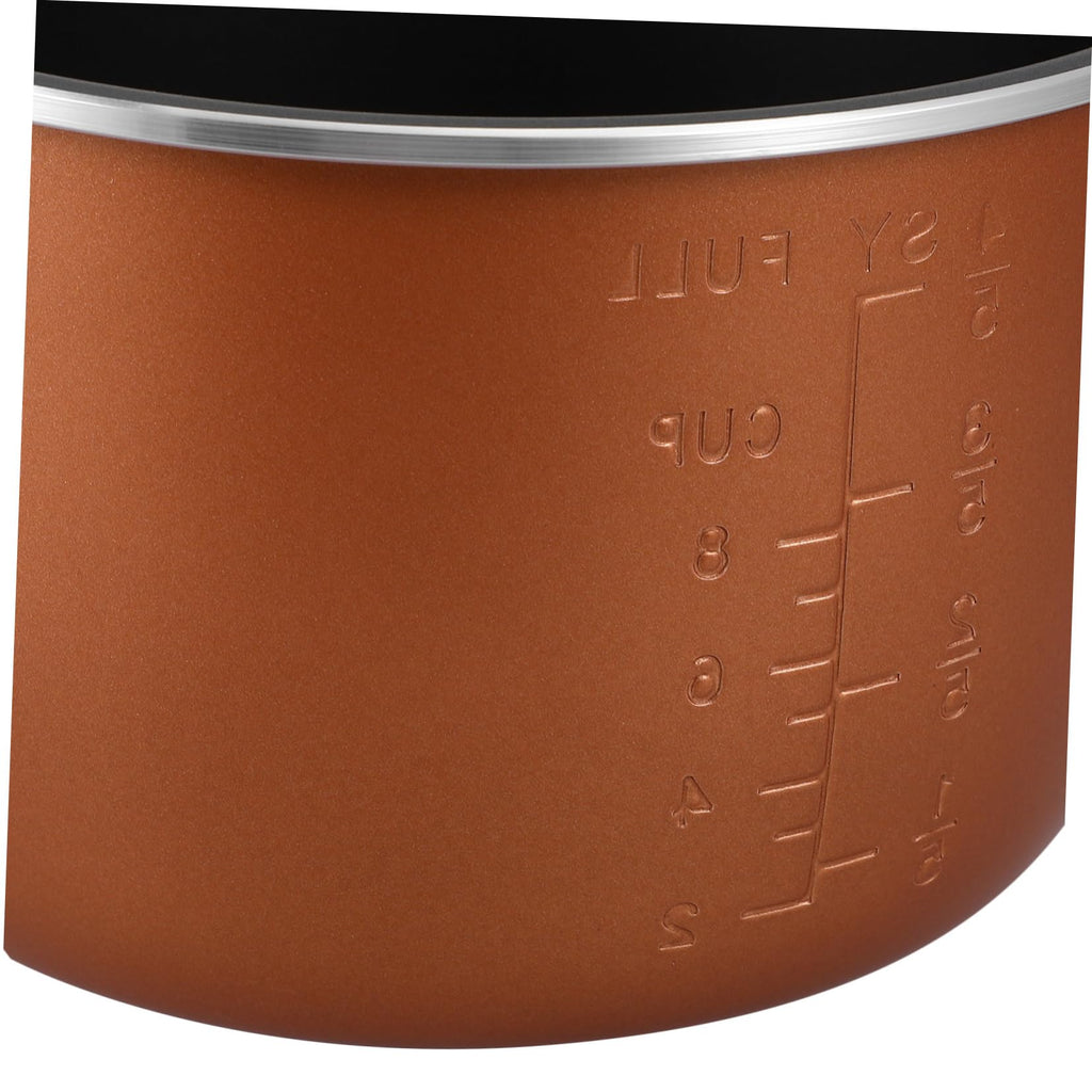 Non Stick Electric Cooker Inner Pot Aluminum Alloy Brown B7885