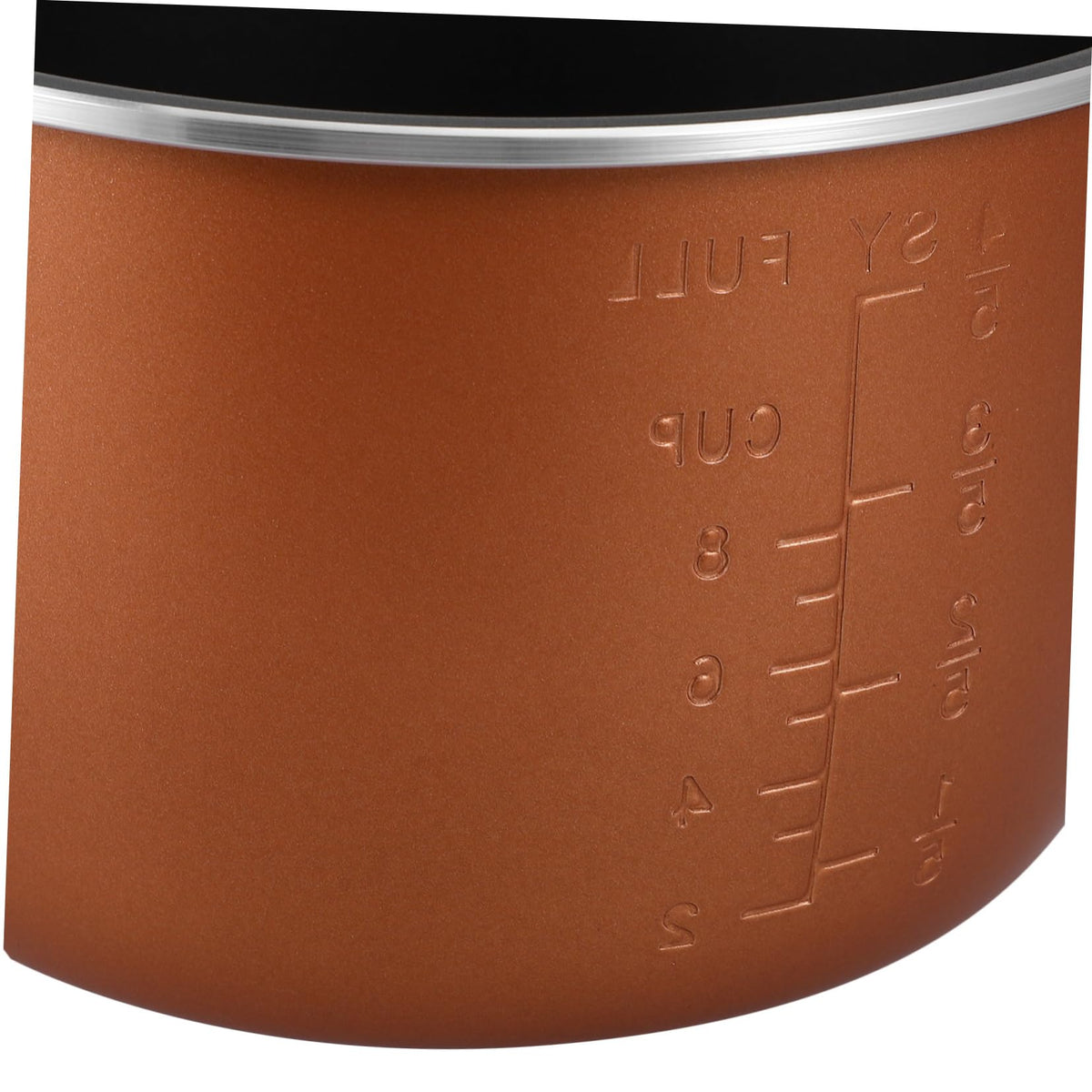 Non Stick Electric Cooker Inner Pot Aluminum Alloy Brown B7885