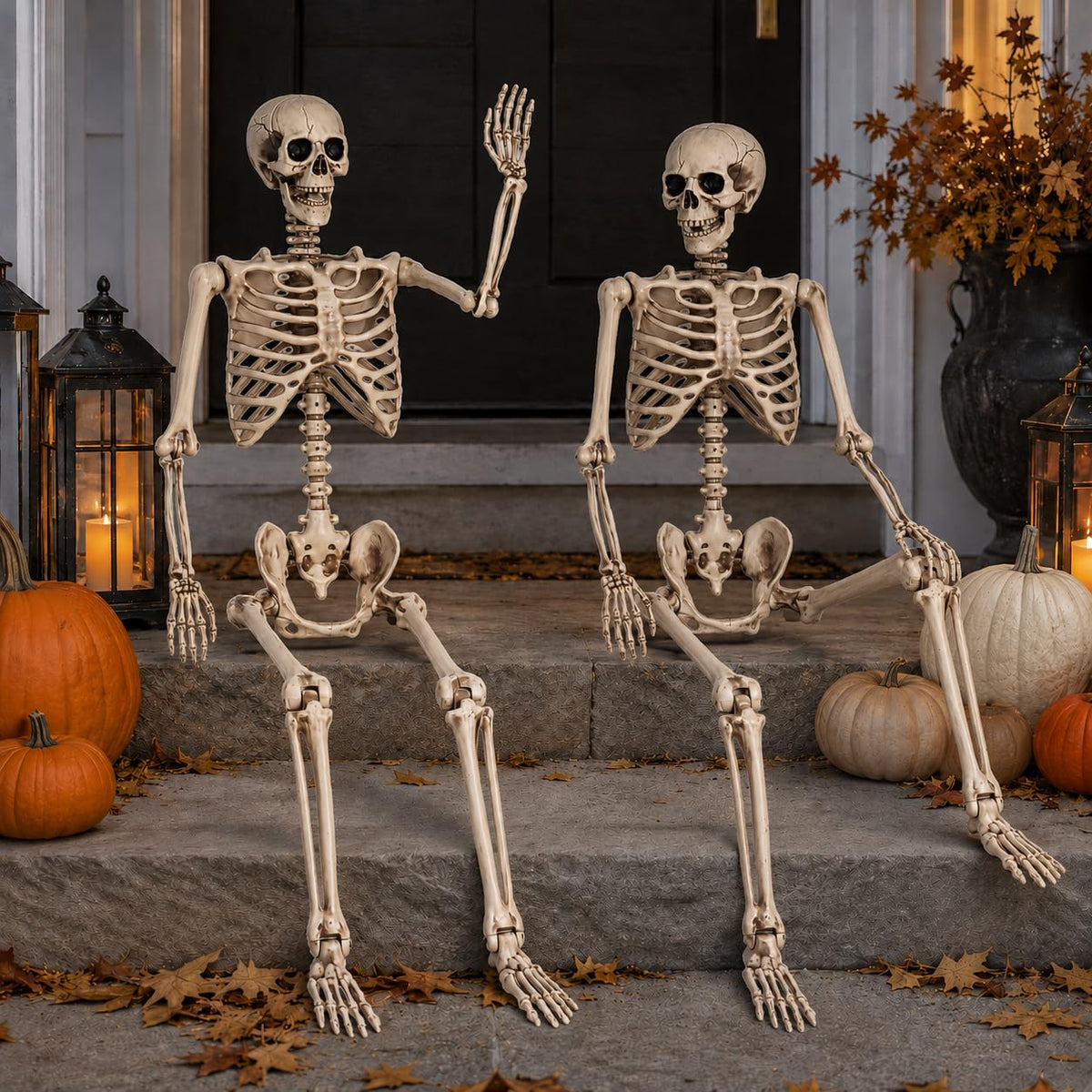 5.4 Ft Life Size Posable Skeleton R7377