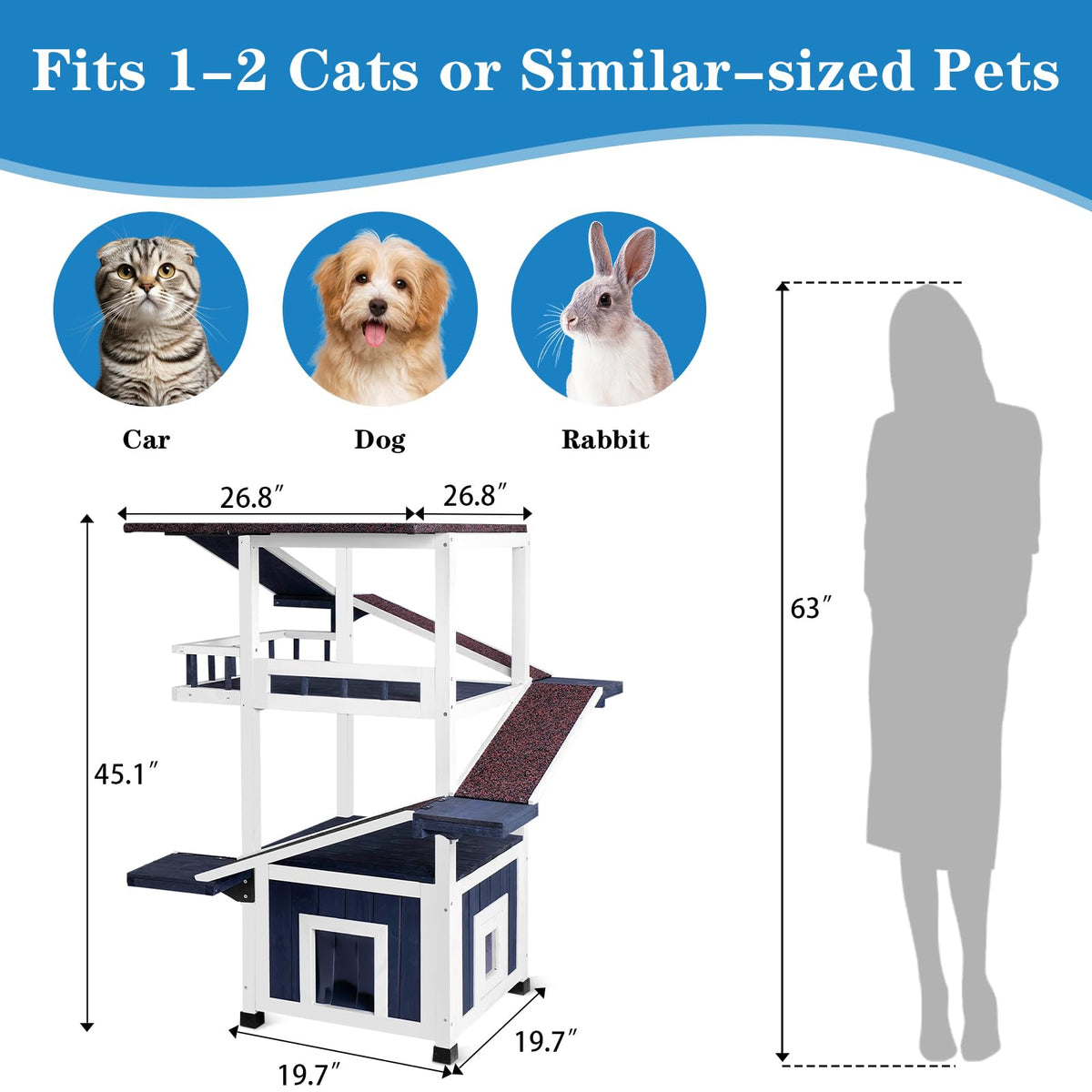 4-Tier Outdoor Cat Tree A36928