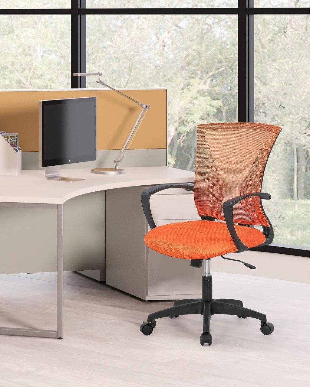 Orange Mesh Office Chair L59378