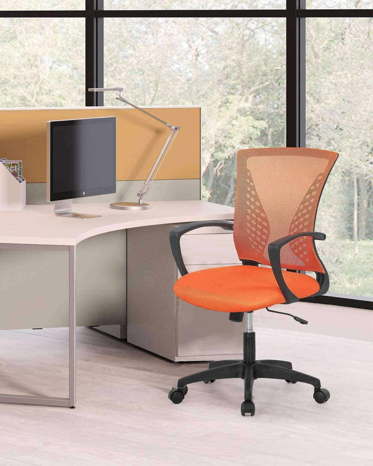 Orange Mesh Office Chair L59378