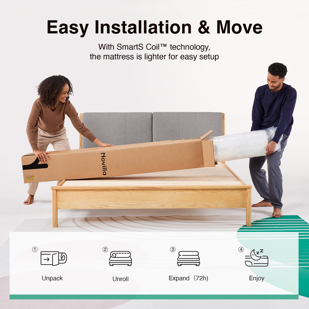 10 Inch Full Size Hybrid Mattress S717